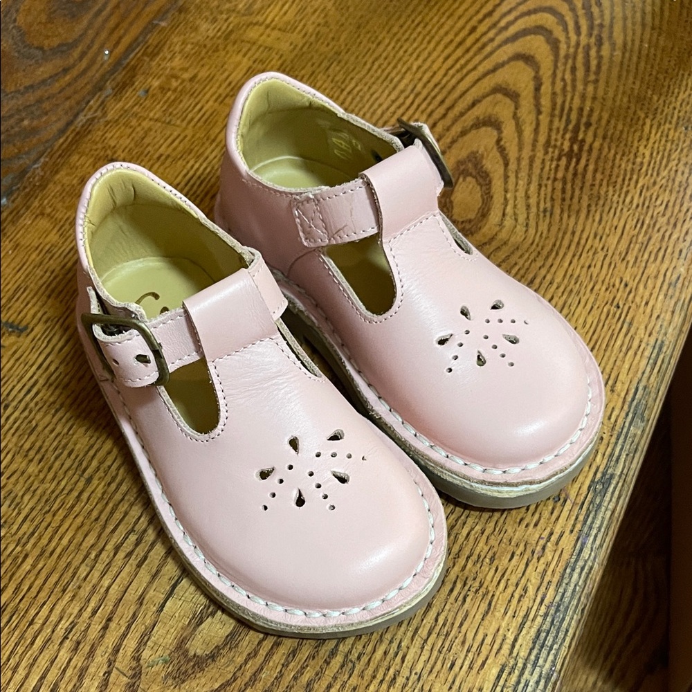 Charming Pink Kids Dress Shoes